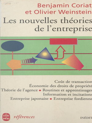 cover image of Les nouvelles théories de l'entreprise